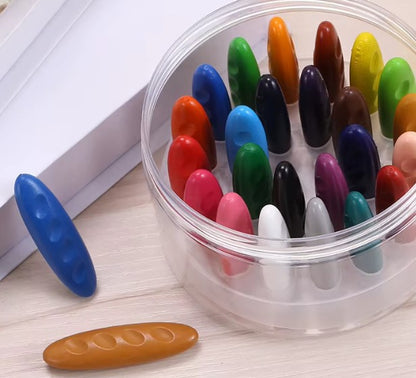 PEANUT CRAYONS – COLORING SET FOR KIDS (12/24/36 COLORS)